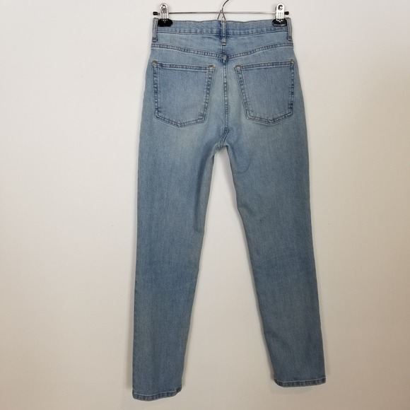Everlane  Women The Way-High Hourglass Skinny Jean Sz 27 R  Blue Cotton Blend - Picture 3 of 6